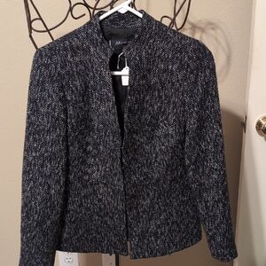 Anne Klein Women's Black Tweed Jacket
